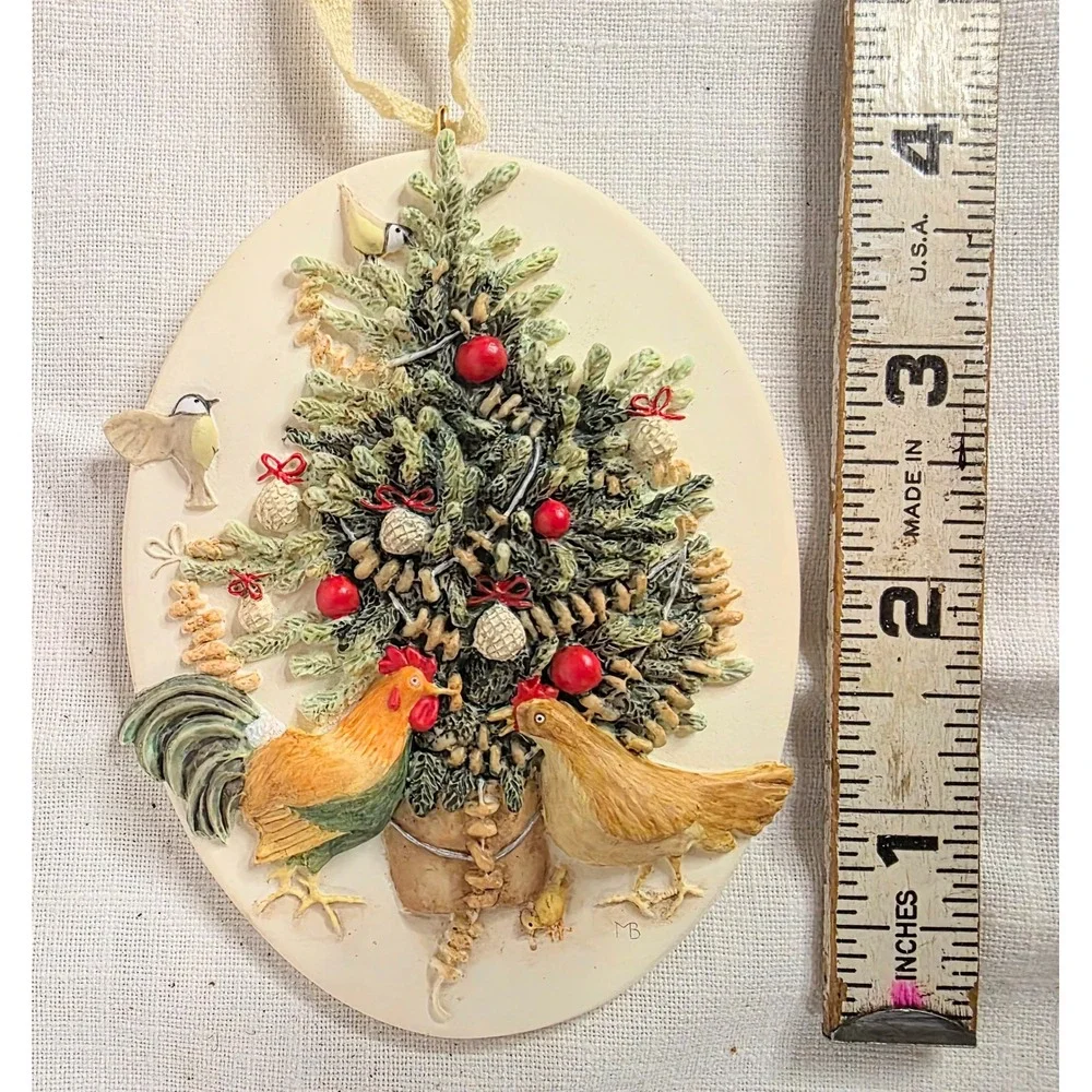 Hallmark 1996 Keepsake Ornament Marjolein Bastin Birds Christmas Tree Vintage